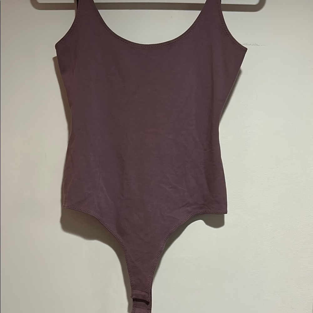 Shinestar EUC Mauve Sleeveless Bodysuit
